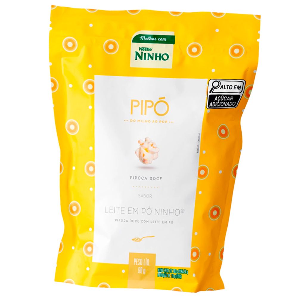 Pipoca Gourmet Pipo Sabor Leite em Po Ninho 90g-2-